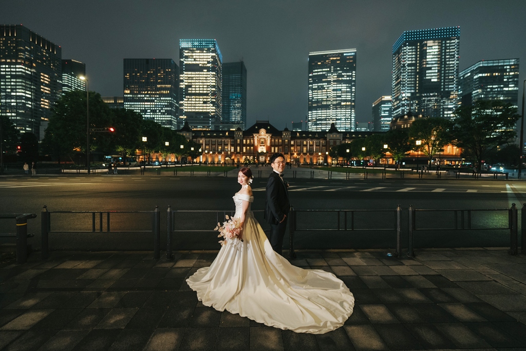 東京駅で撮ったら、結婚するのが10倍楽しみになった