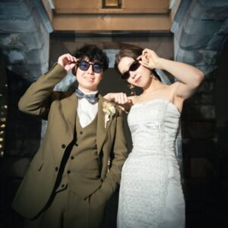 サングラスでかっこよく決めて、、、