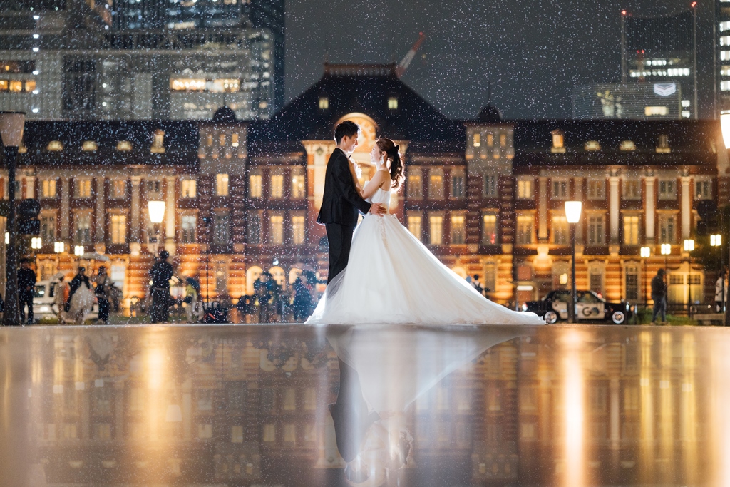 地方からも大人気の東京駅フォトウェディング♪